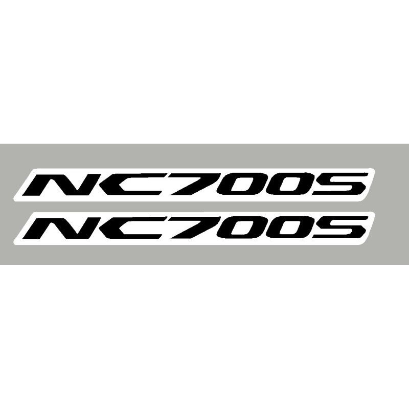 2 Stickers autocollants Honda NC700S