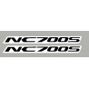 2 Stickers autocollants Honda NC700S