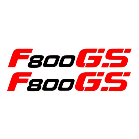 2 Stickers autocollants F800GS -noir