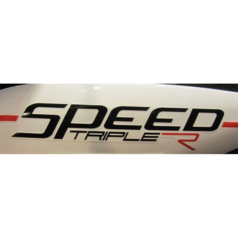 2 stickers autocollanrts Speed triple R