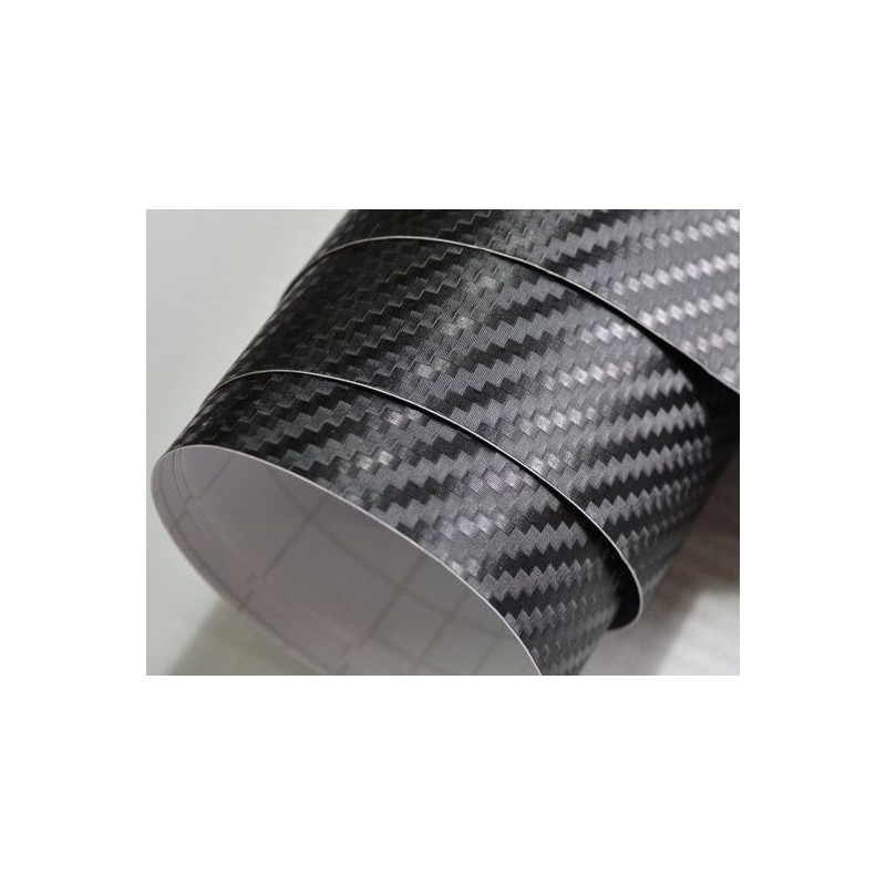 Vinyle de covering carbone texturé effet brut 3D pour auto, moto