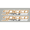 2 Pegatinas Speed Triple 1050