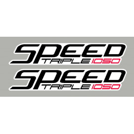Autocollant Speed triple 1050 – 2 couleurs