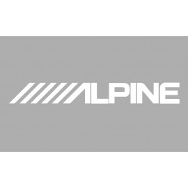 Sticker logo ALPINE
