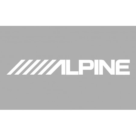 Sticker logo ALPINE