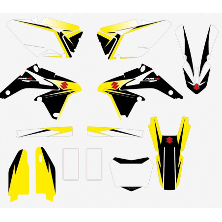 Kit sticker cross Suzuki RMZ 450 2013-15