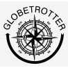 Sticker autocollant bousole globetrotter en vinyle