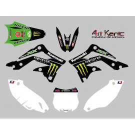 Kit stickers cross Kawasaki KX ou KXF de 2001 à 2015