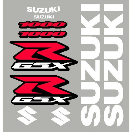 Kit stickers pour GSXR 600, 750 ou 1000 année 2008