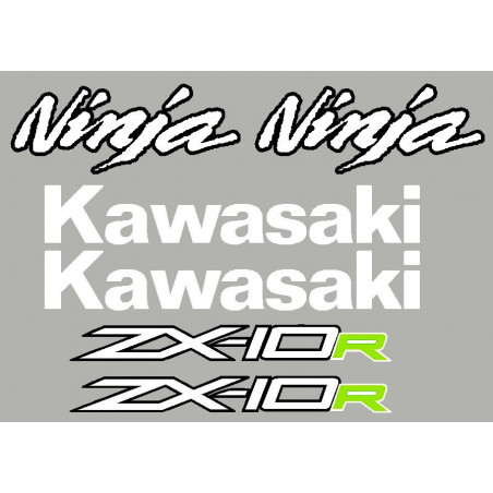 Pack sticker Kawasaki ZX6R ou ZX10R