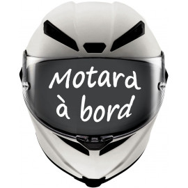 Sticker motard à bord tétine