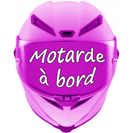 Sticker motard à bord tétine