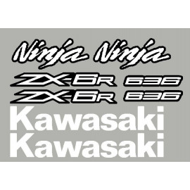 Pack sticker Kawasaki ZX6R ou ZX10R