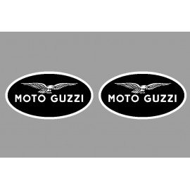 2 logos autocollant Moto Guzzi std