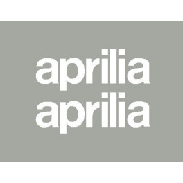 2 stickers lettrage Aprilia