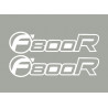 2 stickers F800R BMW