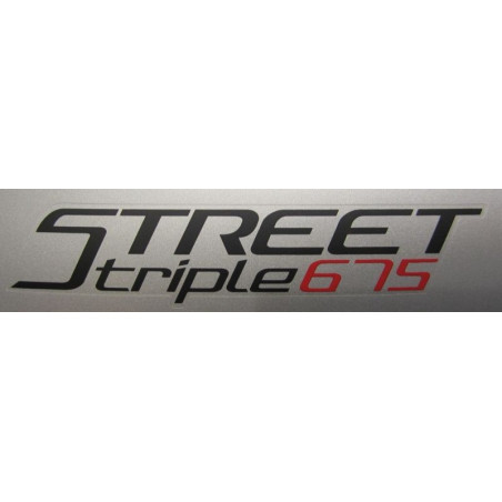 2 stickers autocollants Street Triple 675