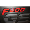 Sticker kit for BMW F800GS black