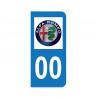 Logo Alfa Roméo pour plaque immatriculation auto