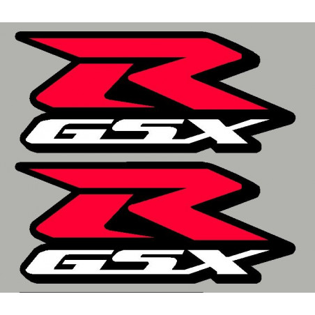 2 marquages GSXR avec R rouge