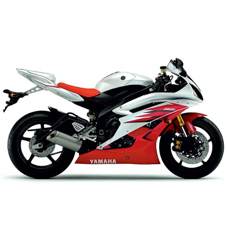 Kit Replica Yamaha R6 2006 blanc/rouge