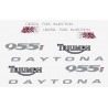 Kit sticker autocollant Triumph Daytona 955i