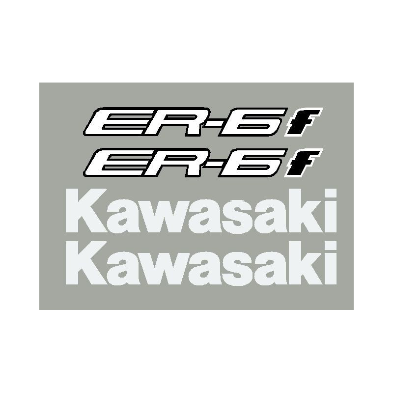 Kit stickers autocollants ER6f Kawasaki 2013-14