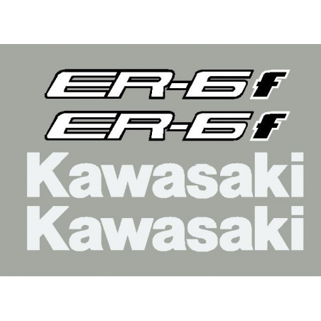 Kit stickers autocollants ER6f Kawasaki 2013-14