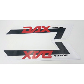 2 stickers pour Honda DAX bande bleu naval