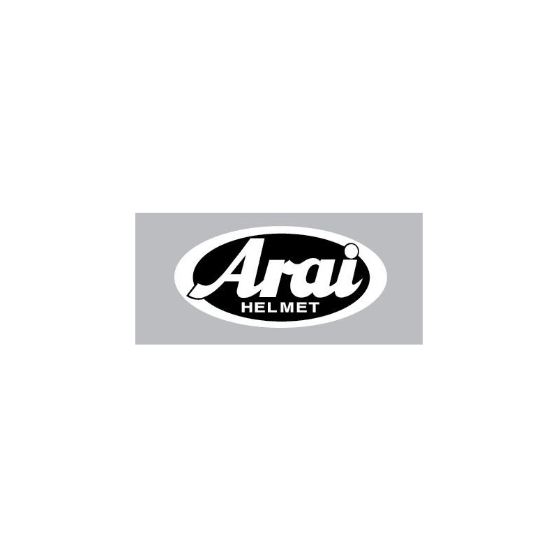 4 logos réfléchissant ARAI fond blanc