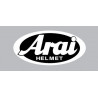 4 logos réfléchissant ARAI fond blanc