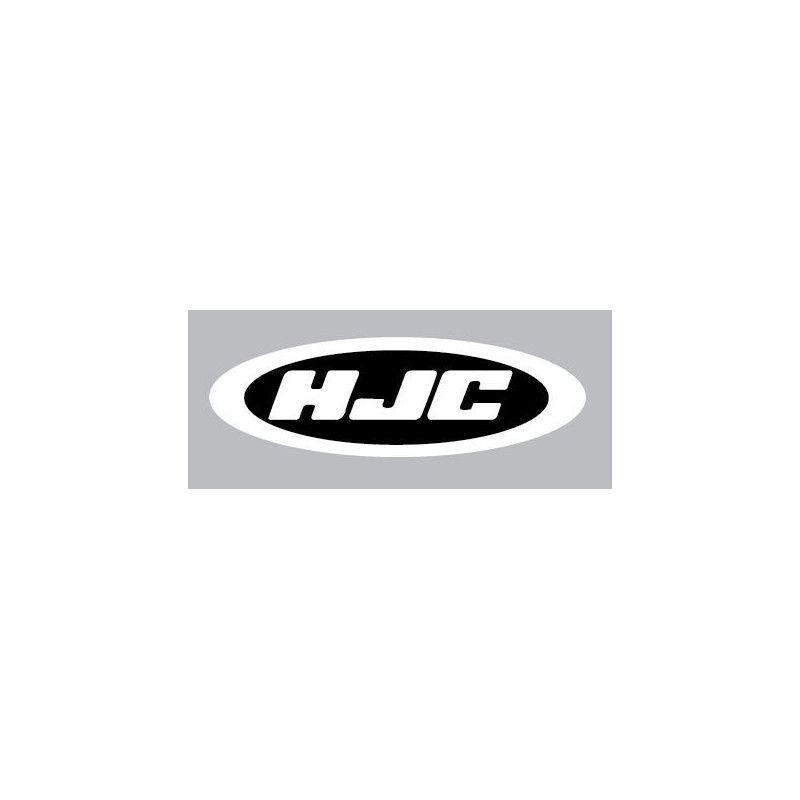 4 logos réfléchissant HJC fond noir