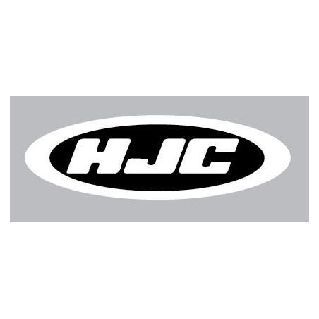 4 logos réfléchissant HJC fond noir