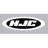 4 logos réfléchissant HJC fond noir