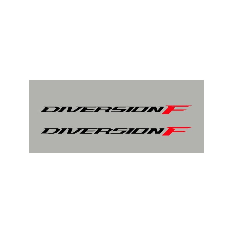 lot de 2 stickers Yamaha diversion F