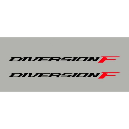 lot de 2 stickers Yamaha diversion F