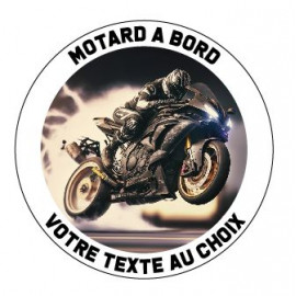 copy of Sticker Motard à bord sportive G