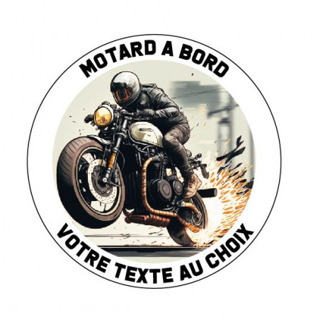 copy of Sticker Motard à bord sportive G