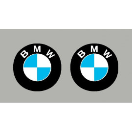 2 stickers logo BMW