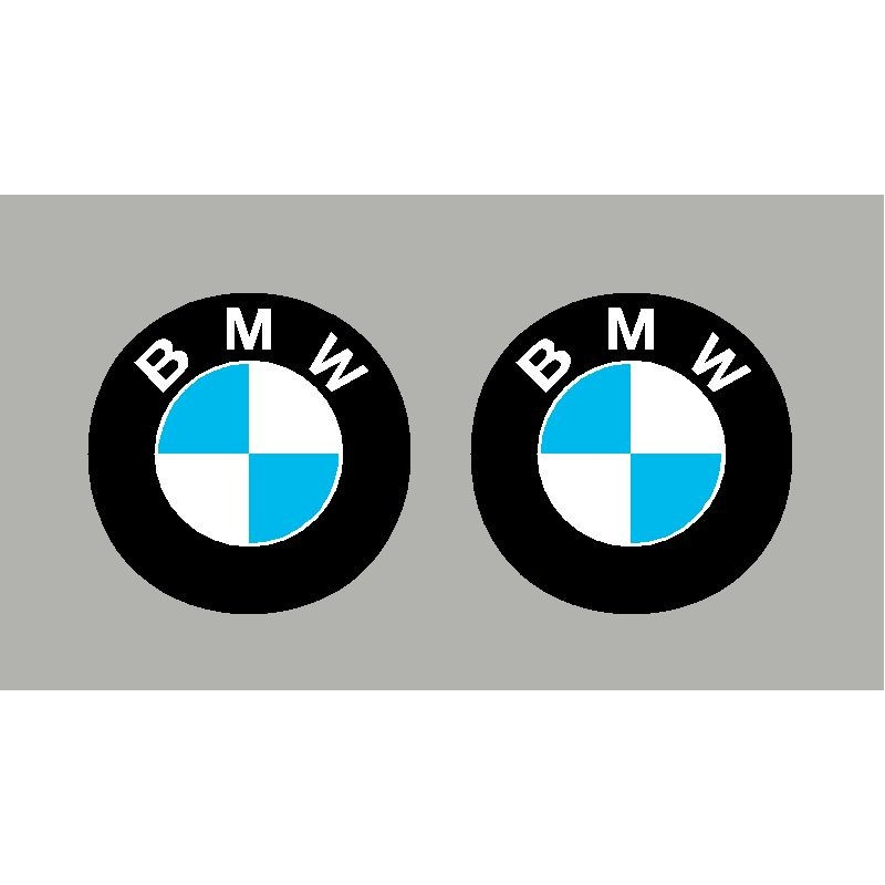 2 adesivi logo BMW