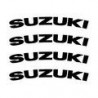 4 stickers Suzuki courbé pour jante