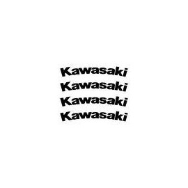 4 pegatinas KAWASAKI curbado para llantas