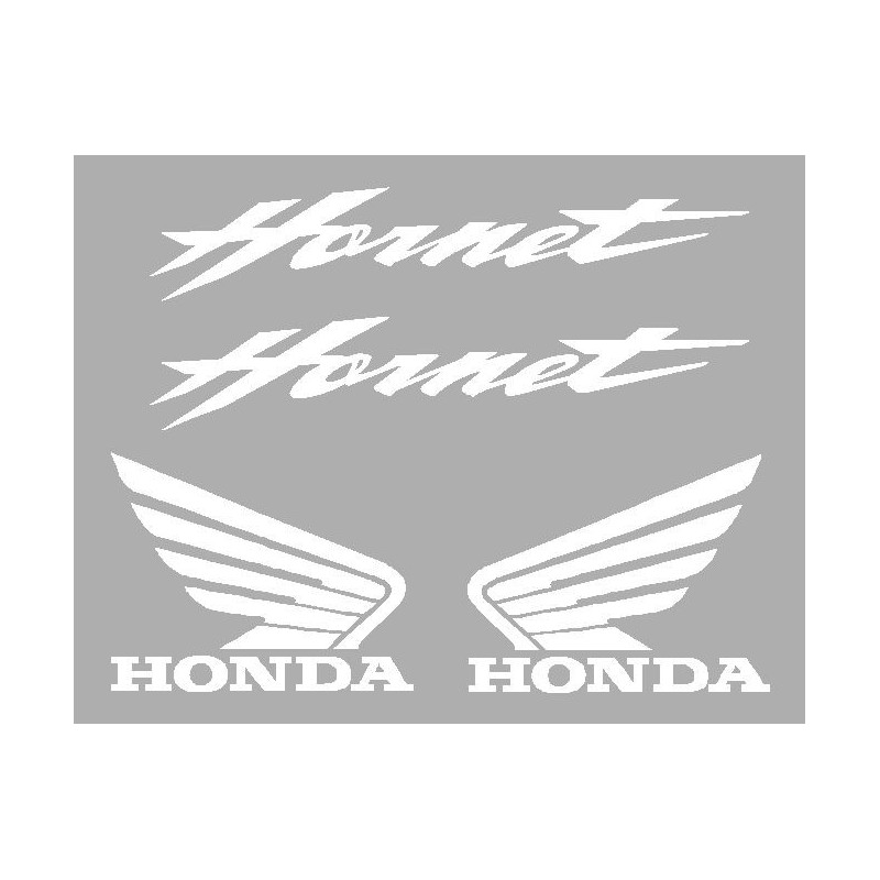 Planche de stickers Honda Hornet  Réservoir et carénages 4 COLORIS AU CHOIX