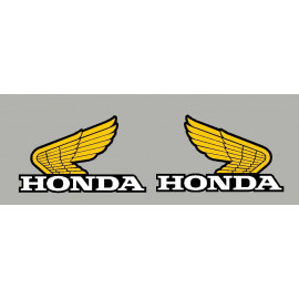 2 stickers Ancienne aile honda