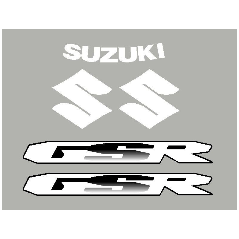 lot de 2 stickers SUZUKI GSR