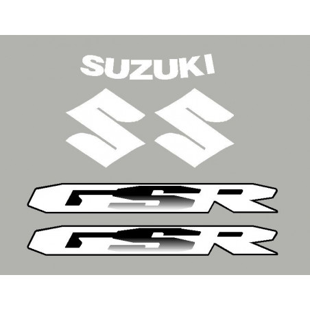lot de 2 stickers SUZUKI GSR