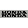 2 stickers autocollant lettrage HONDA 25 cm