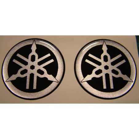 2 logos Yamaha diamètre 50 mm