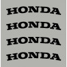 4 stickers HONDA courbé pour jante