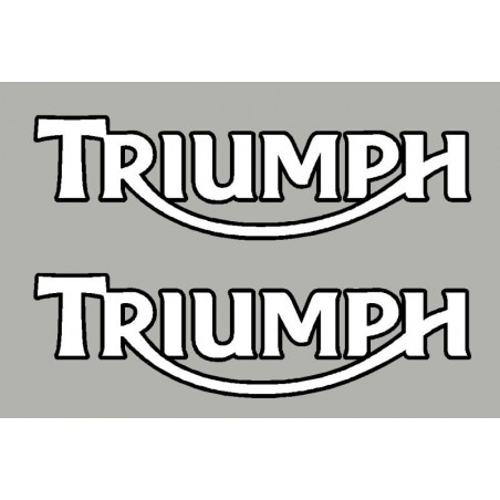 2 stickers TRIUMPH